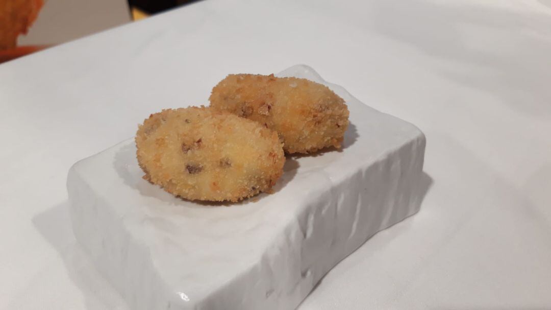 La croqueta premiada en Madrid Fusión