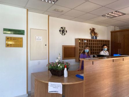 Trabajadoras de la Residencia San Antonio en Albares, Guadalajara