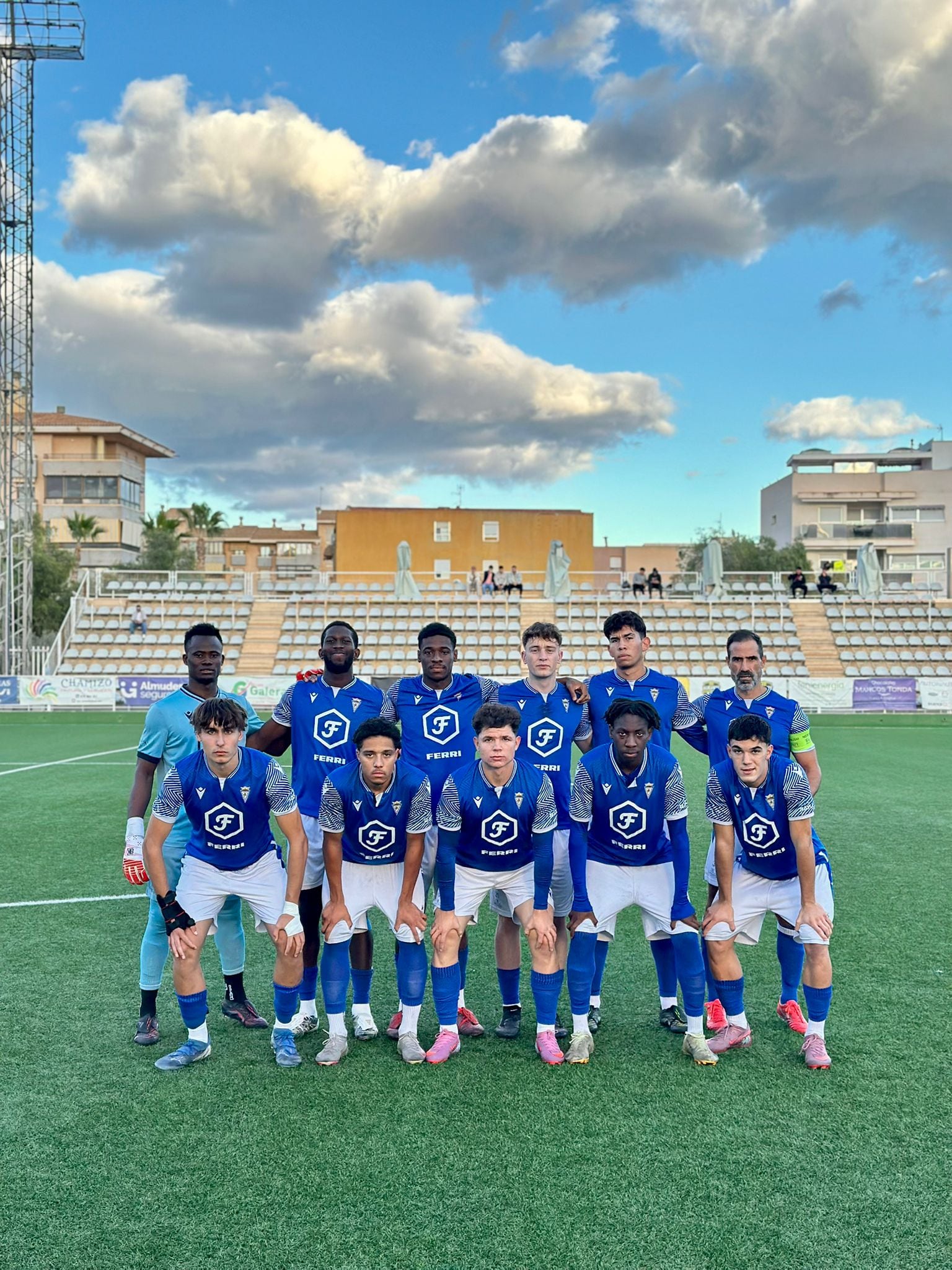 Alineación del Villena CF en Villajoyosa