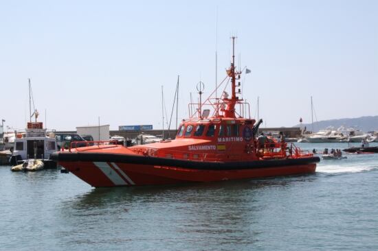 Imatge d&#039;un vaixell de Salvament Marítim
