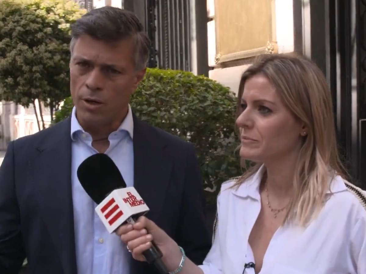 "¿Quién ha hecho más por Venezuela? ¿Ayuso y Feijóo o este Gobierno y Zapatero?" La equidistancia incómoda de Leopoldo López