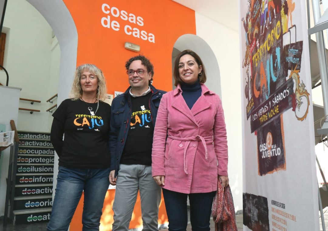 Isabel Ambrosio durante el acto de reapertura de la Casa de la Juventud