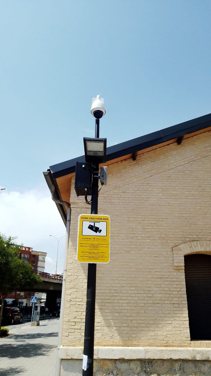 Cámaras de vigilancia del Parque Central de València