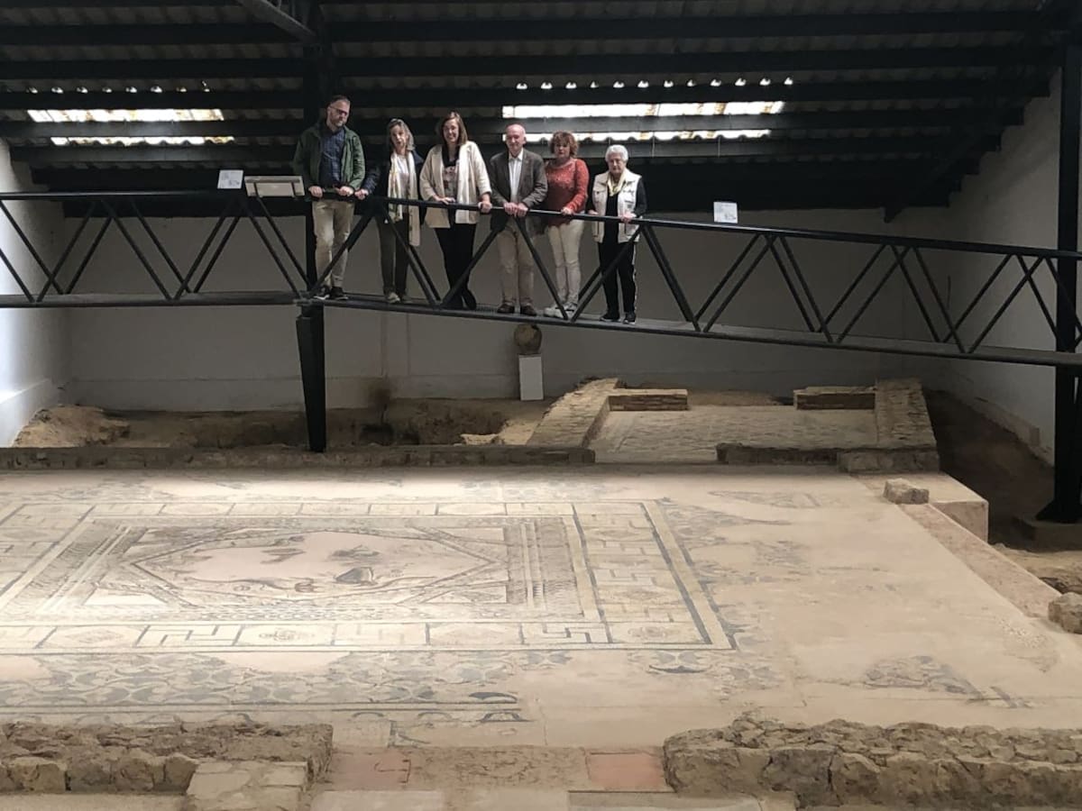 La Diputación de Palencia invierte en mejorar la Villa Romana de La Tejada