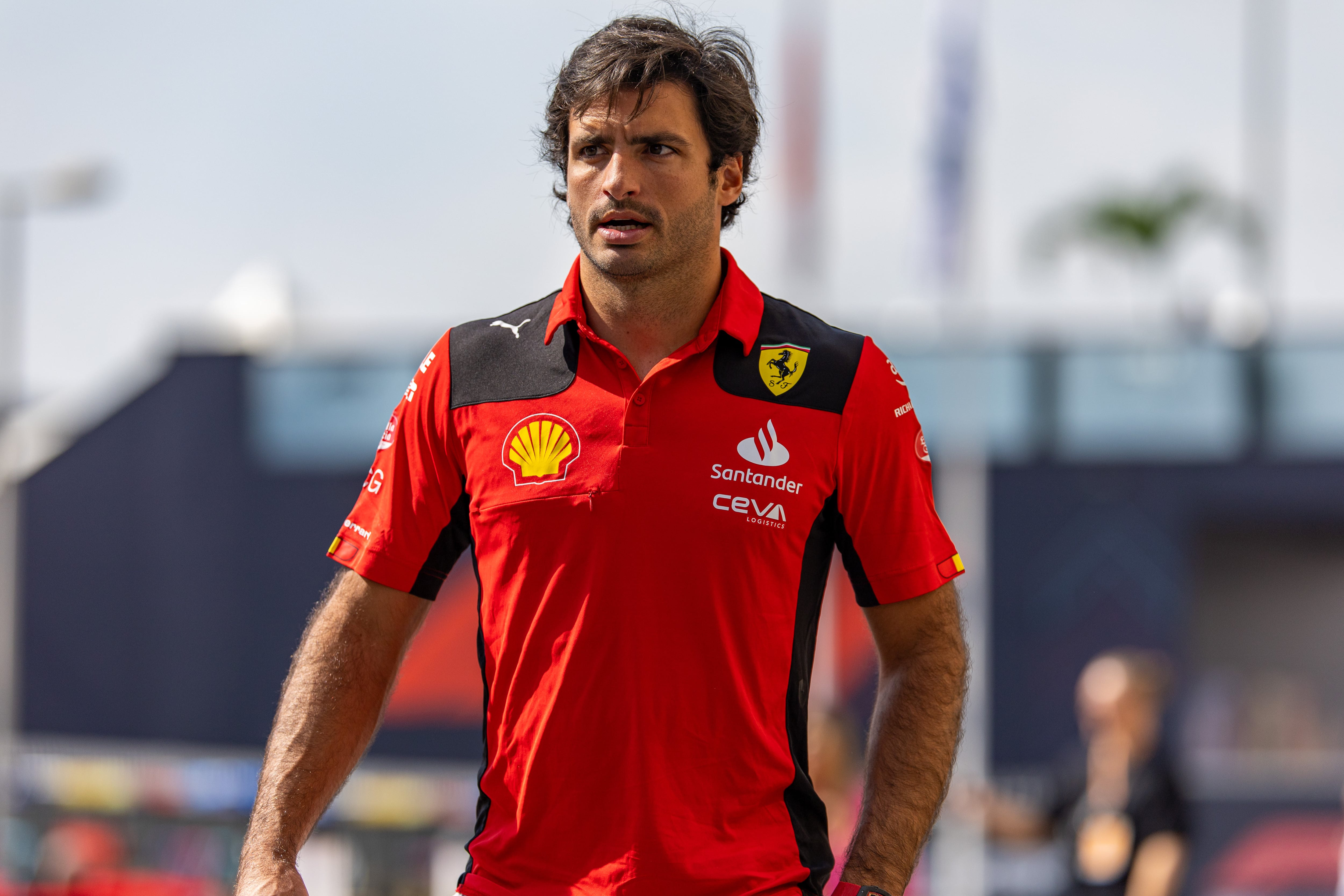 Carlos Sainz, durante el GP de Abu Dhabi de 2023