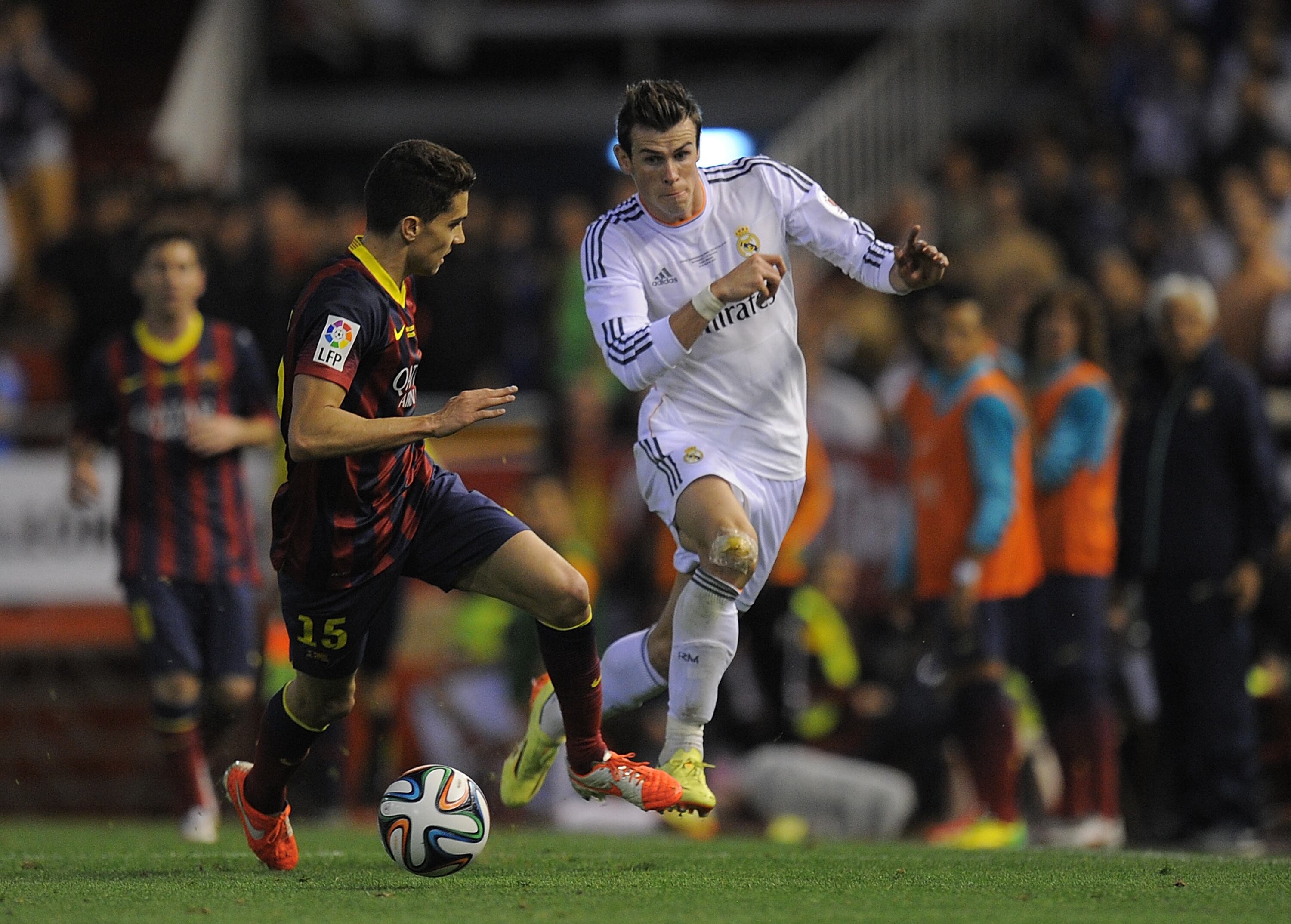 Gareth Bale arrancando la carrera que dio la Copa del Rey al Real Madrid en 2014