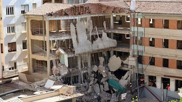 Derrumbe de un edificio en Logroño