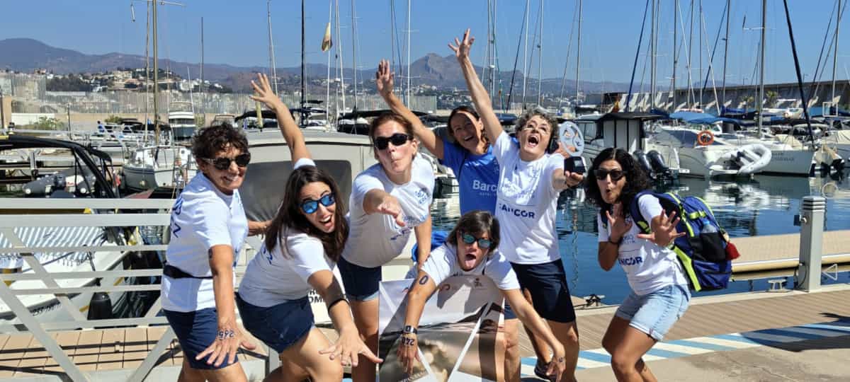 Equipo de nadadoras desplazadas a Málaga