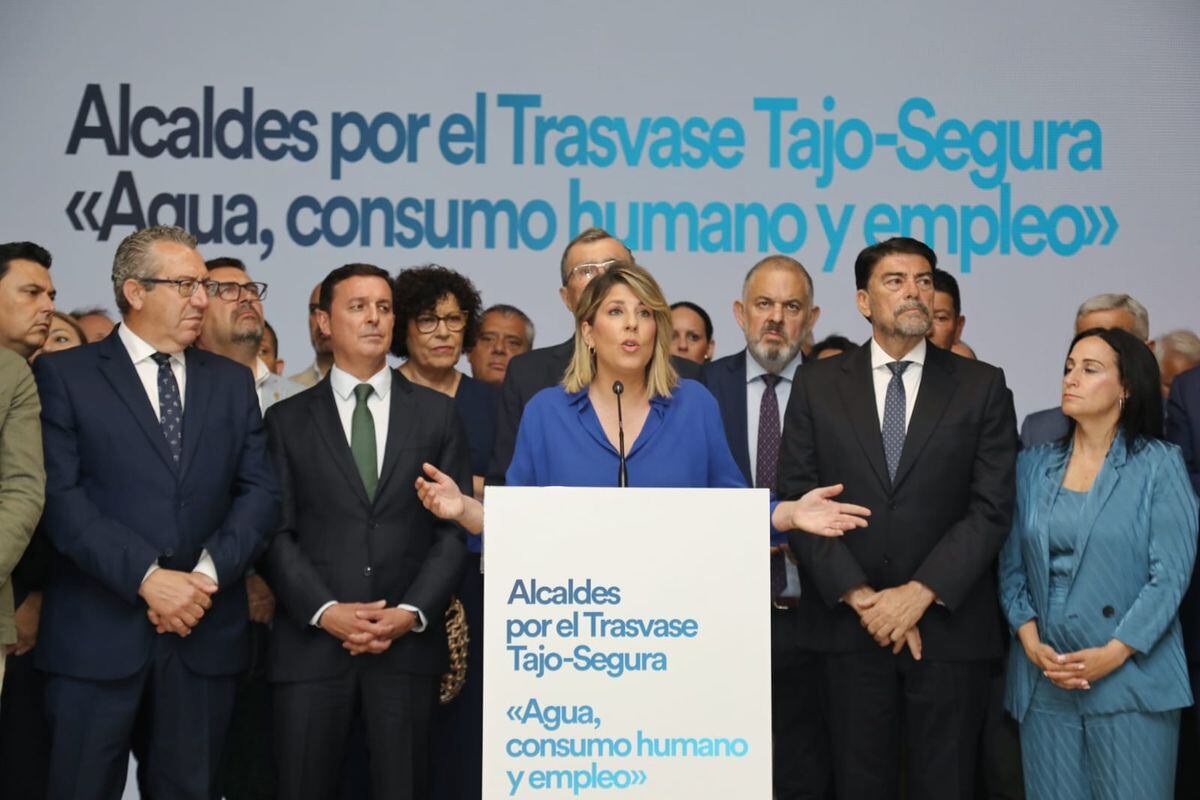 Acto institucional Alcaldes por el Trasvase Tajo-Segura