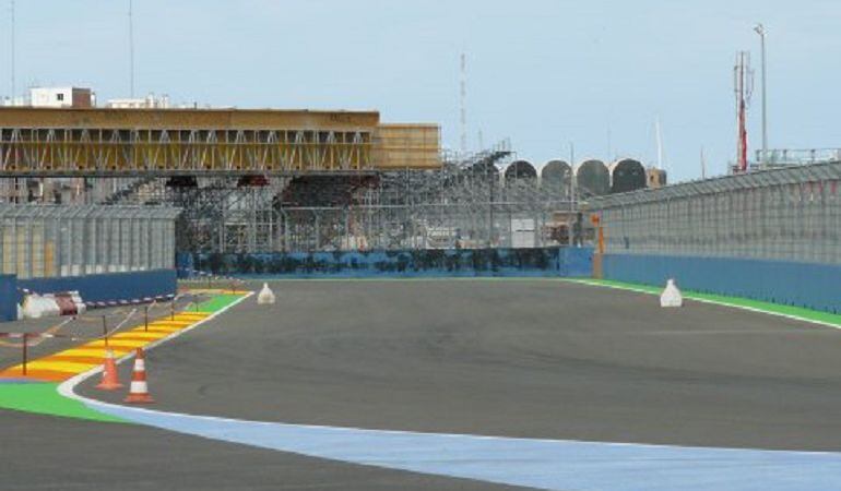 Una imagen del trazado de F1 recayente al PAI del Grao