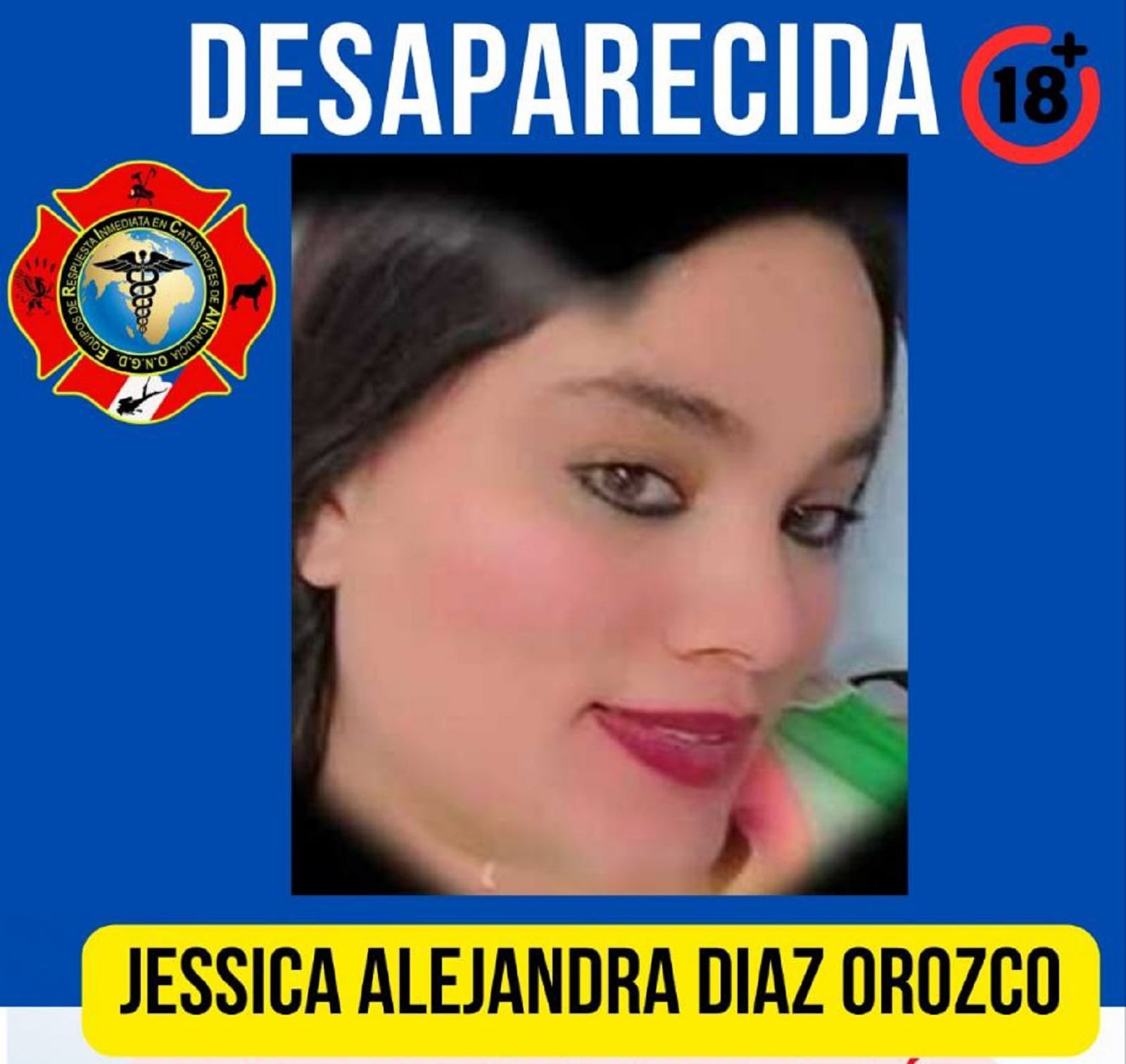 Jessica Alejandra Díaz Orozco, la mujer desaparecida en Mancha Real (Jaén)