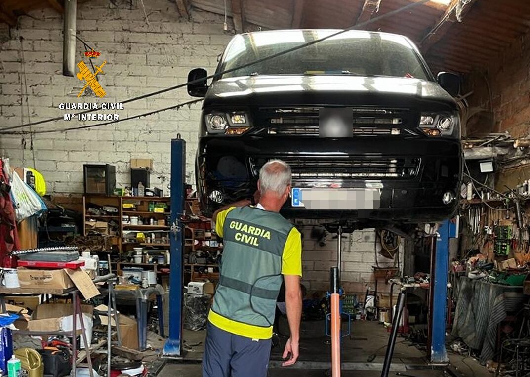 Imagen del taller ilegal