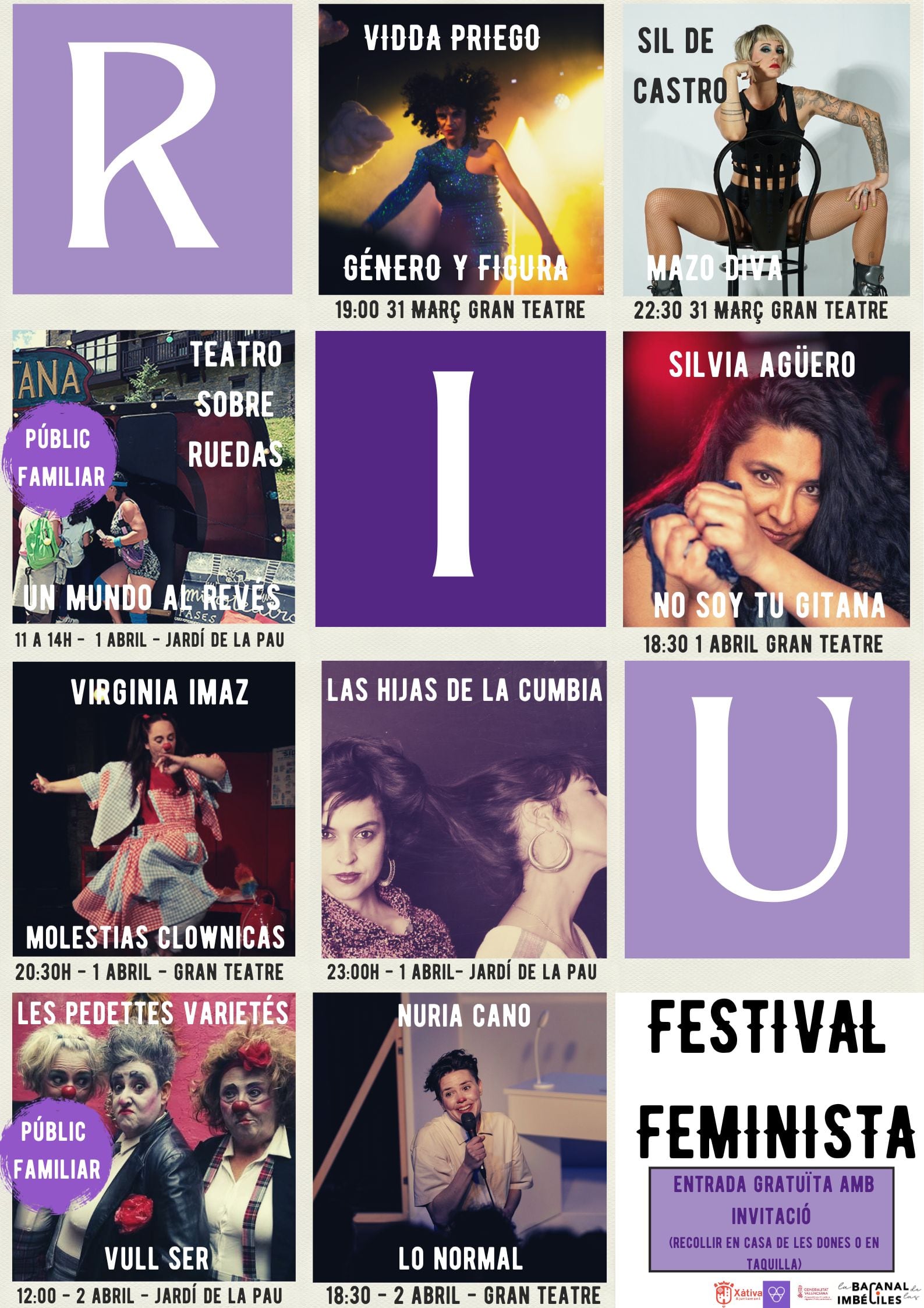 Programación del RIu Festival