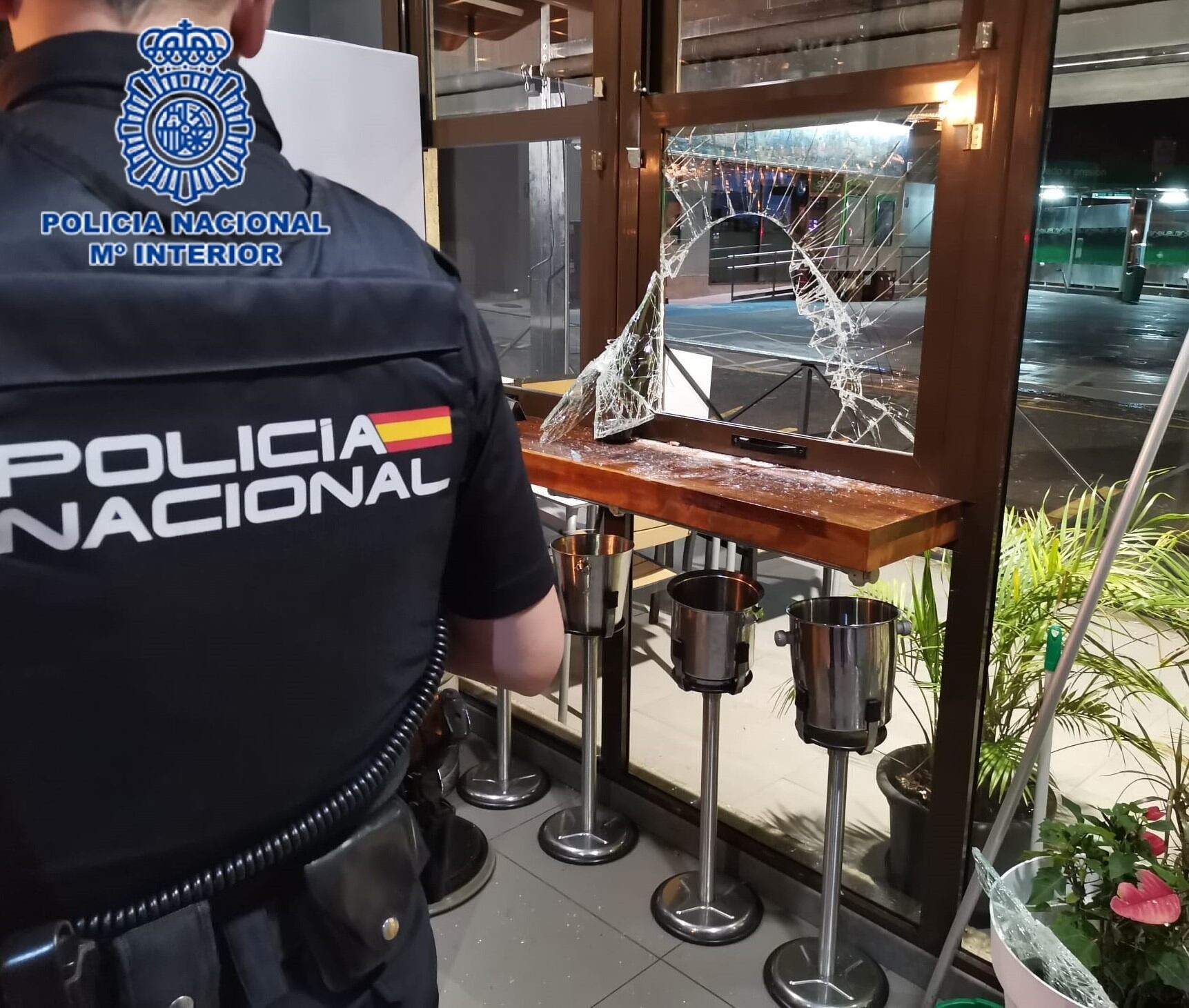 El local de Murcia en el que fue detenido un ladrón mientras robaba