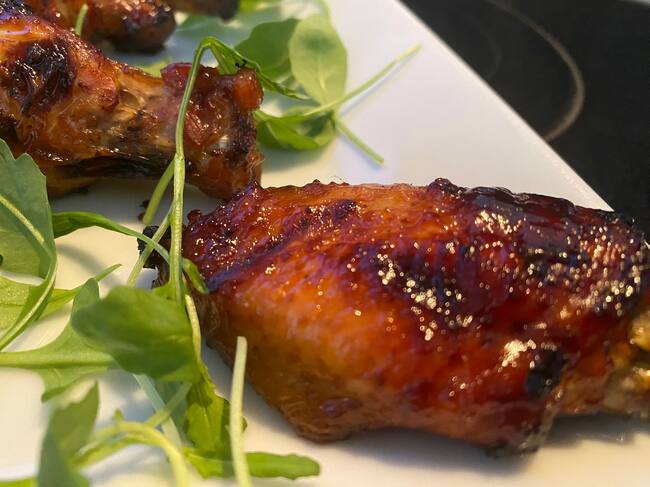 Alitas de pollo estilo Thai