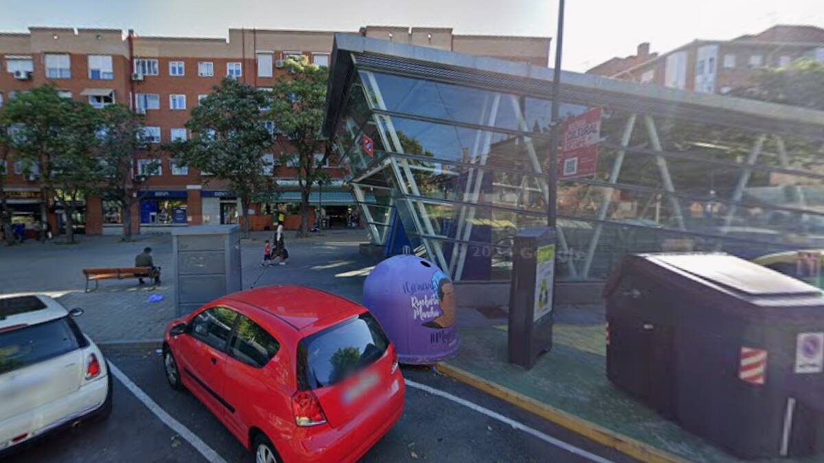 José Antonio Carrascosa, presidente de la Federación de Peñas del Getafe CF repasa su propuesta para la estación de Metrosur de Los Espartales