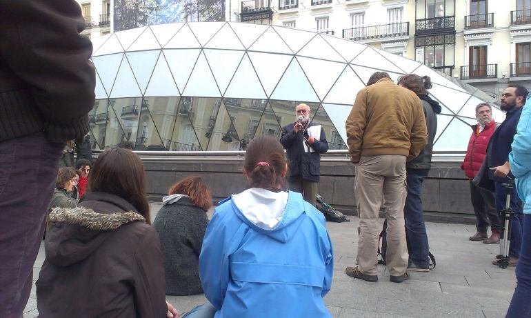 Una clase de la "Uni en la Calle"