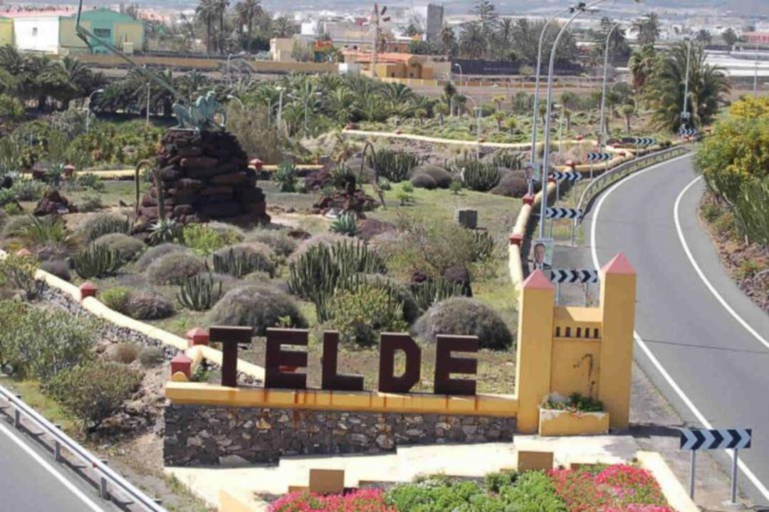 Una de las entradas al municipio de Telde (Gran Canaria)