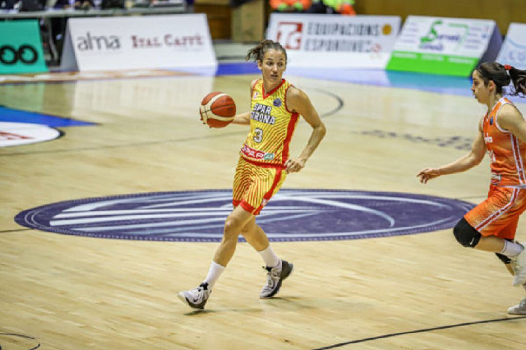 Laia Palau en un partit d'aquesta temporada.