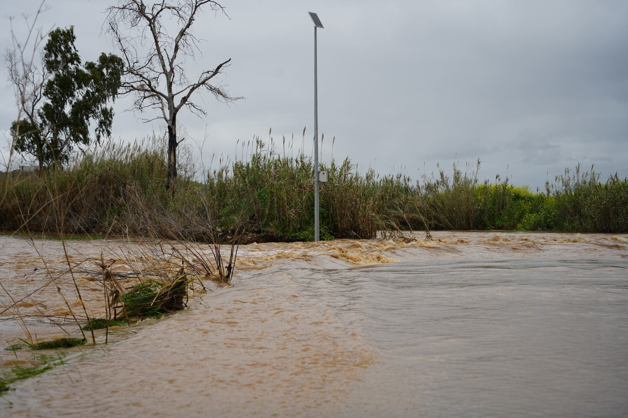 Cortados los pasos del arroyo de El Molar y la desembocadura de éste al río Zújar