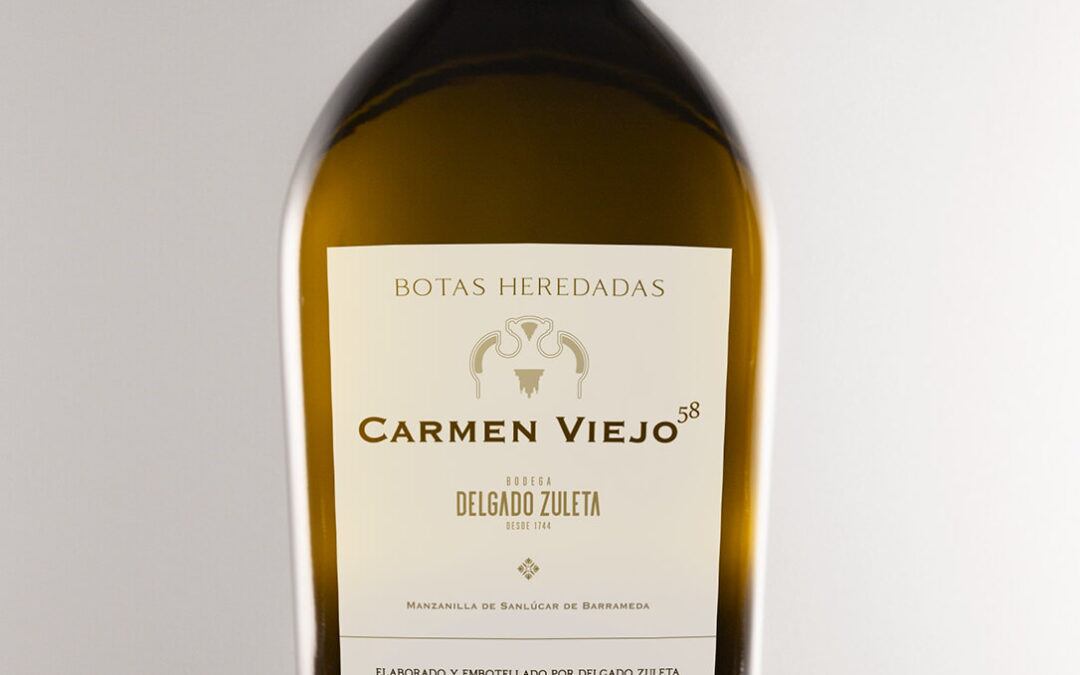 La botella de &quot;Carmen Viejo 58&quot;