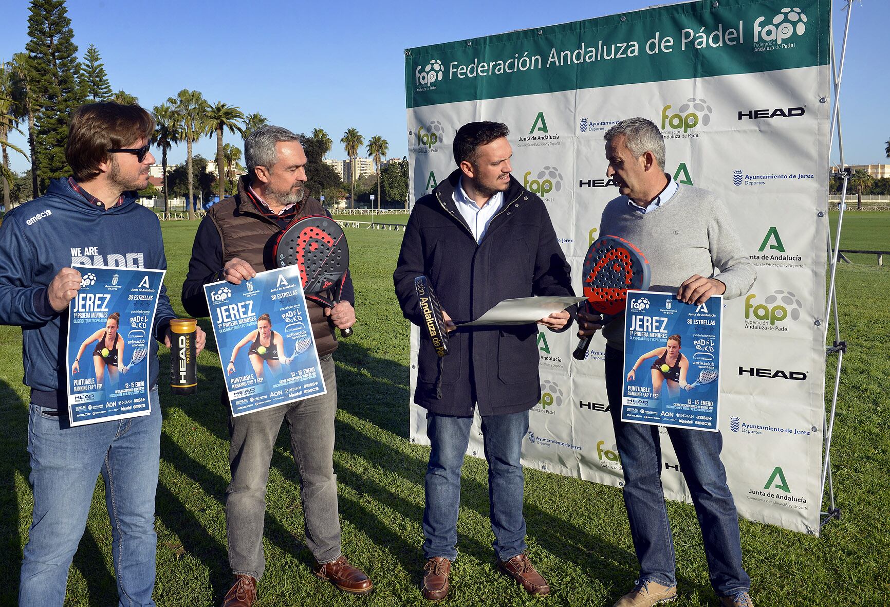 Jesús Alba durante la presentación del Torneo de Páde