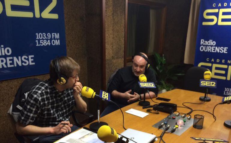 Miguel pinal (izqda) con Xose González (dcha)