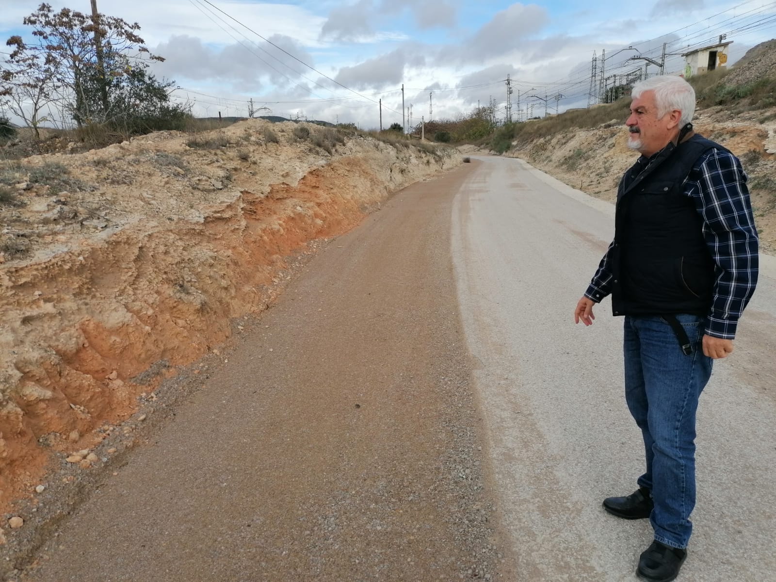 Visita a las obras en la Encina