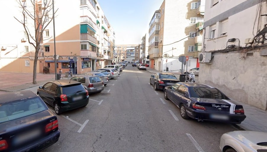 Calle Zurbarán de Parla donde ocurrieron los hechos.