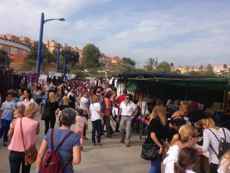 Imagen de un martes de mercadillo en Algeciras