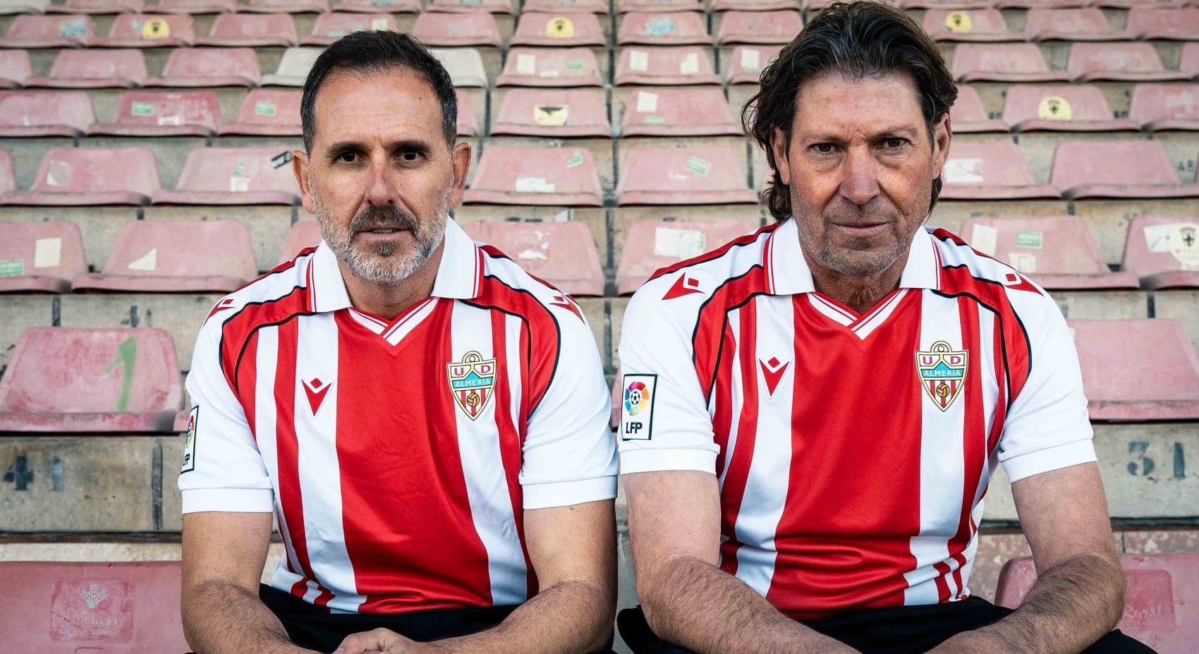 Los protagonistas del anuncio de la camiseta son Esteban Navarro y Paco Luna.