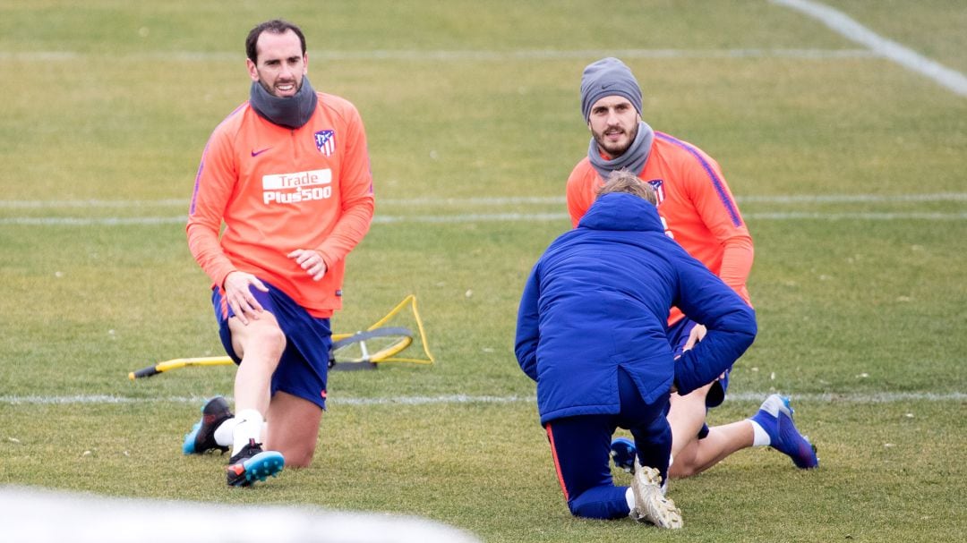 Imagen del entrenamiento de la mañana de este viernes
