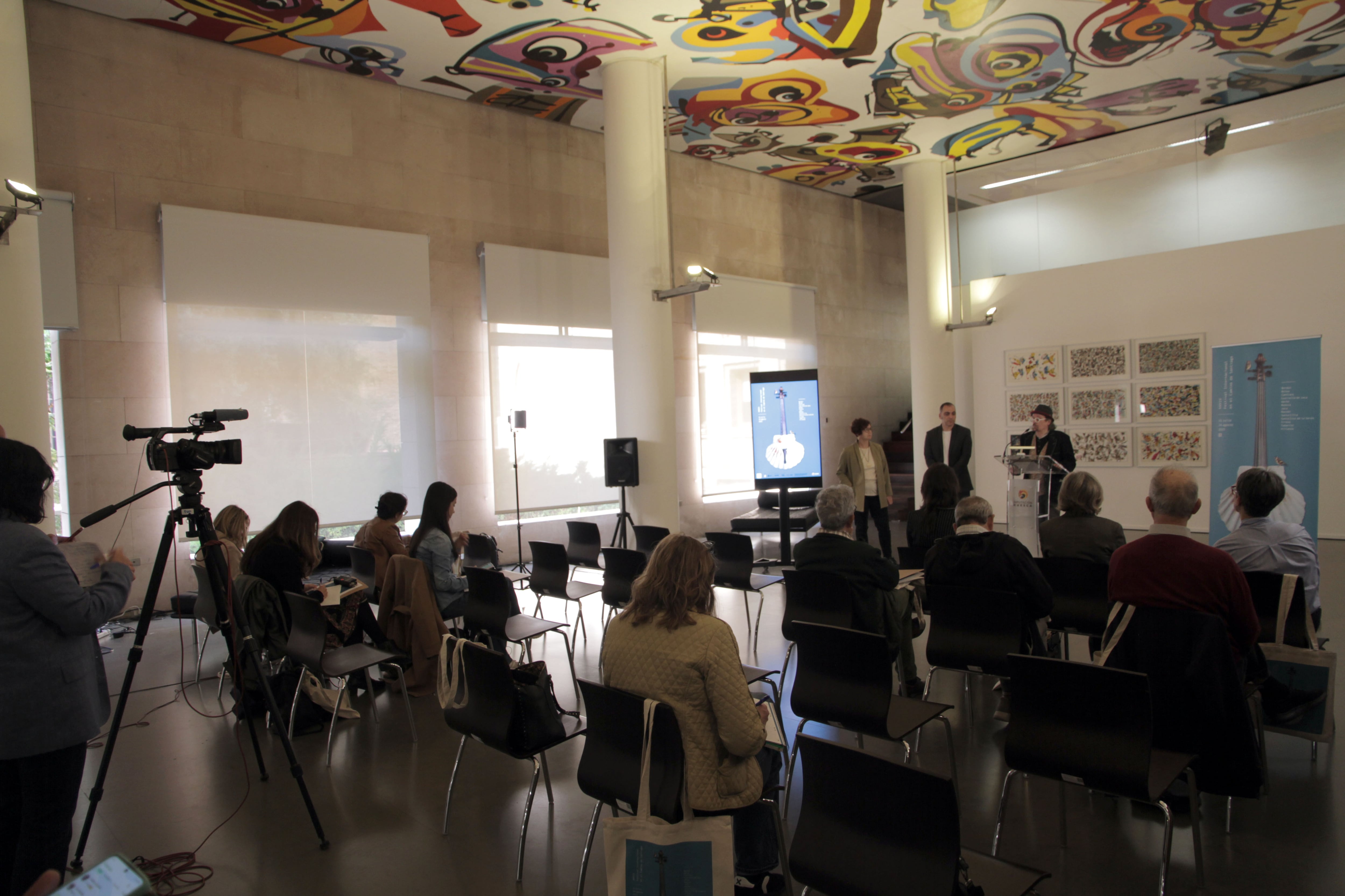 Momento de la presentación en la Diputación Provincial de Huesca