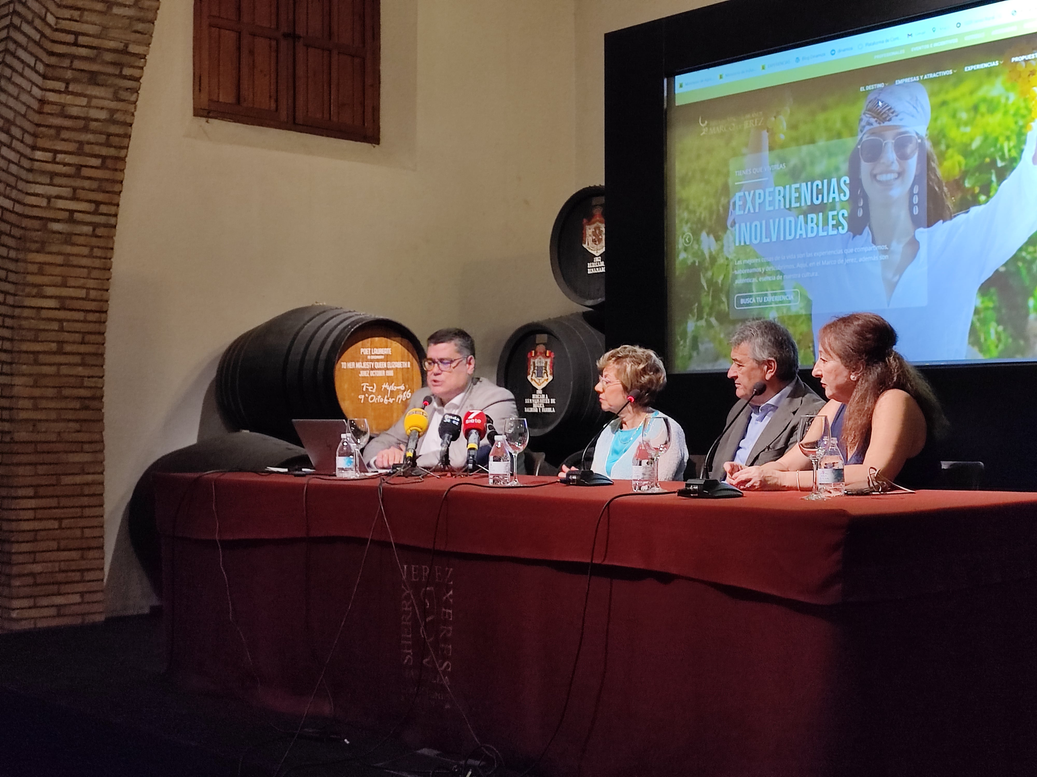 Acto de presentación de los proyectos para el impulso del enoturismo / Asociación Rutas del Vino y Brandy del Marco de Jerez