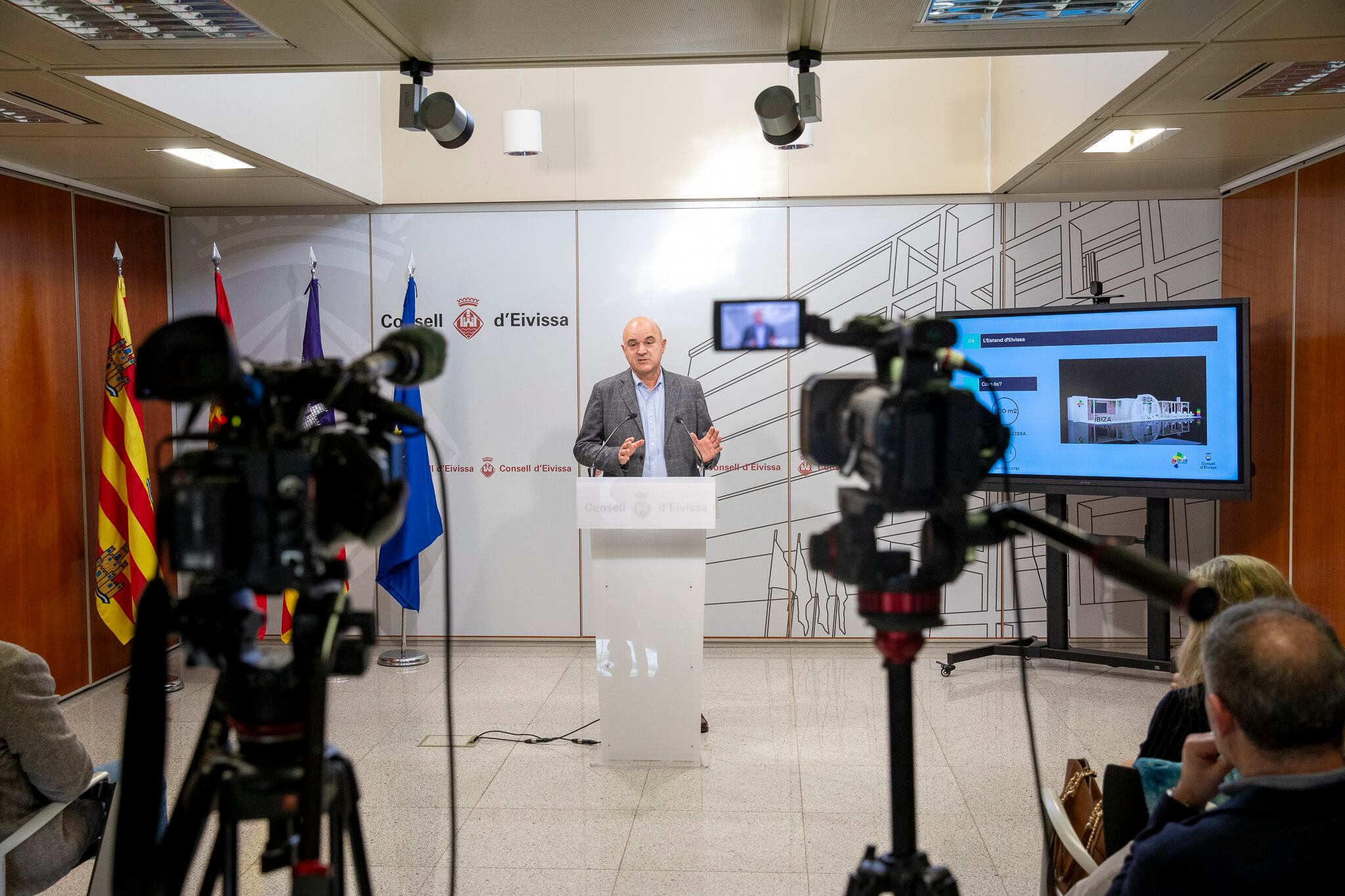 Vicent Marí, este viernes en rueda de prensa
