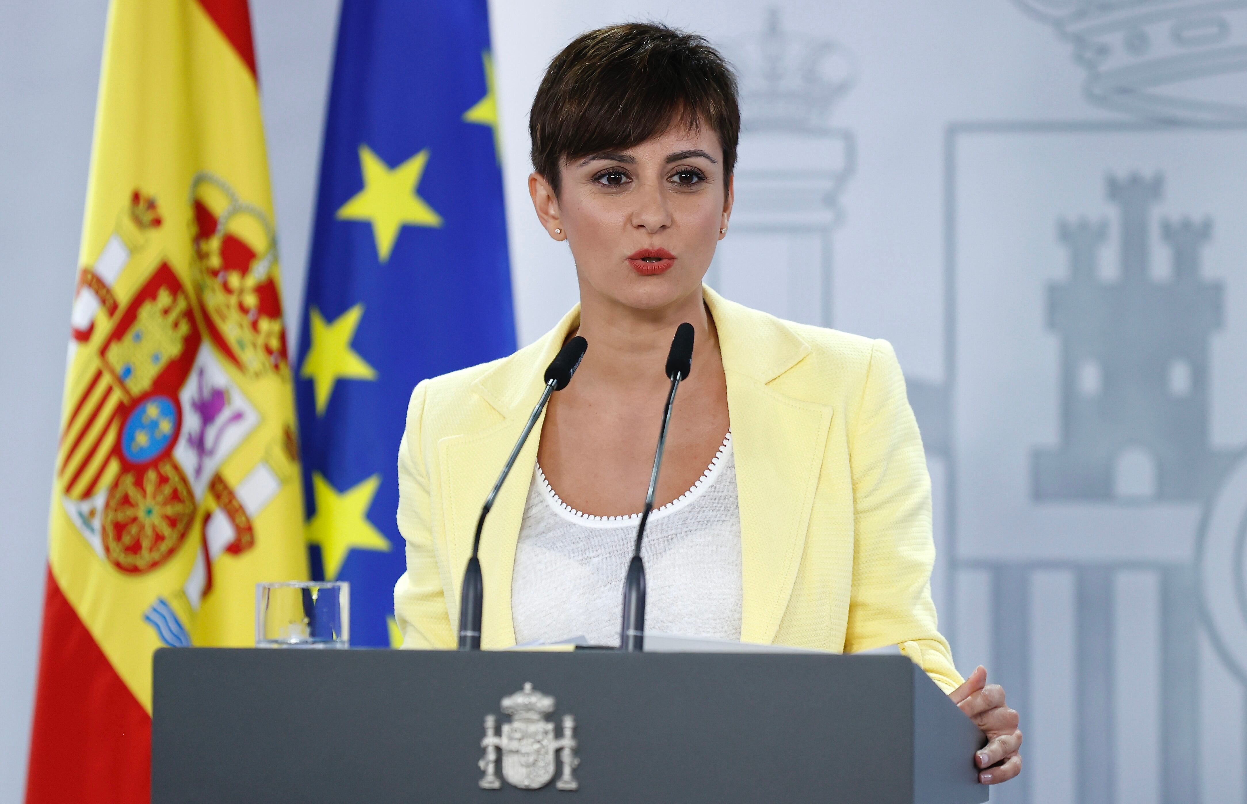 La ministra de Política Territorial y portavoz del Gobierno, Isabel Rodríguez.