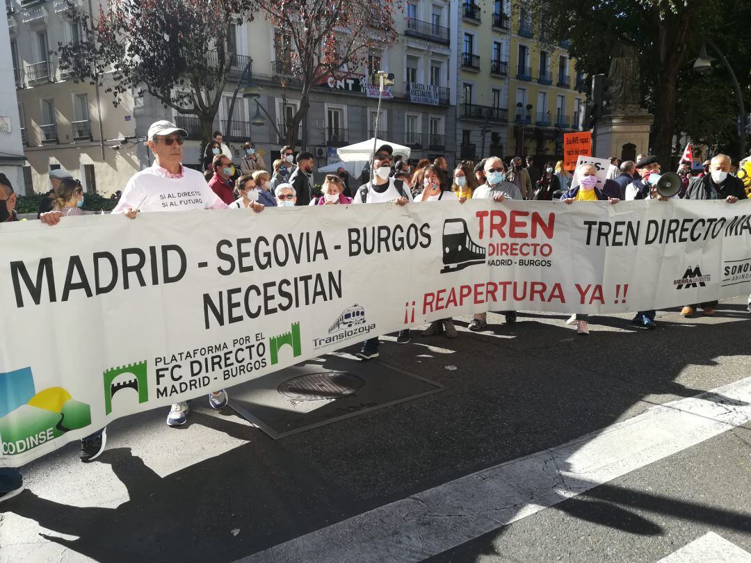 Imagen de la manifestación celebrada el 24 de octubre en Madrid