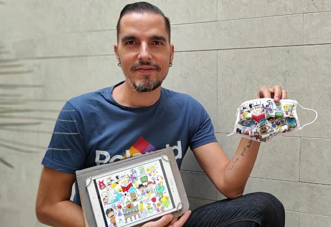 Fernando Sembrador, autor del diseño de las mascarillas