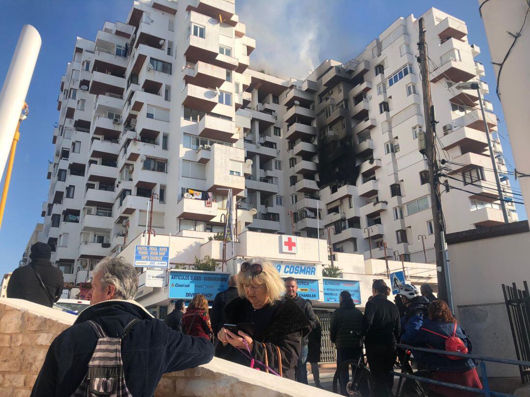 Incendio en Sant Antoni 