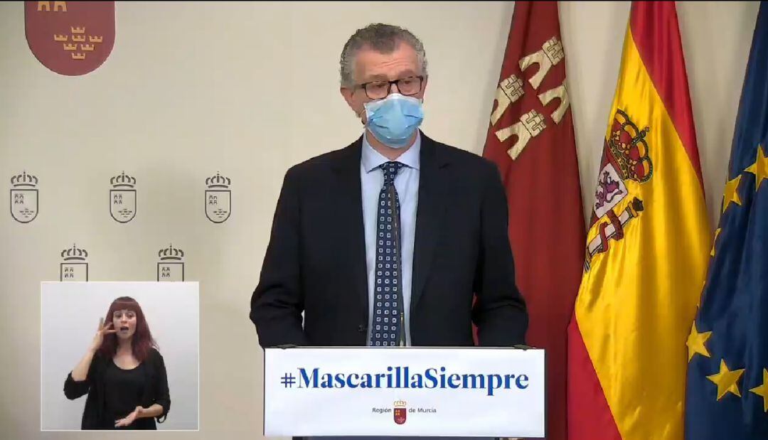 Juan José Pedreño, consejero de Salud