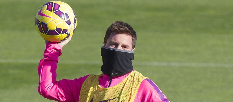 06/12/14  BARCELONA ENTRENAMIENTO MESSI 