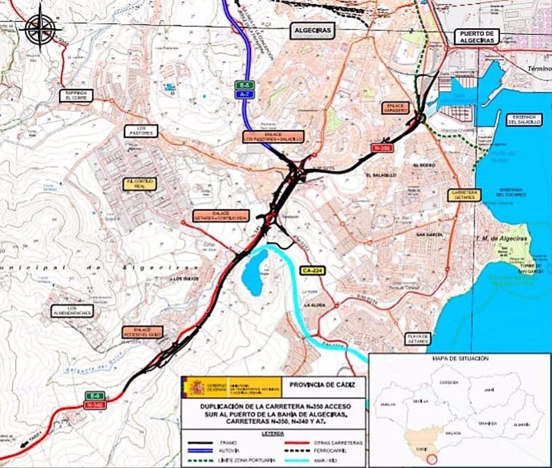 Proyecto de remodelación del Acceso Sur.