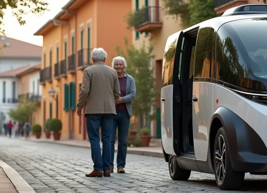 Recreación de uno de los vehículos de Seax AI