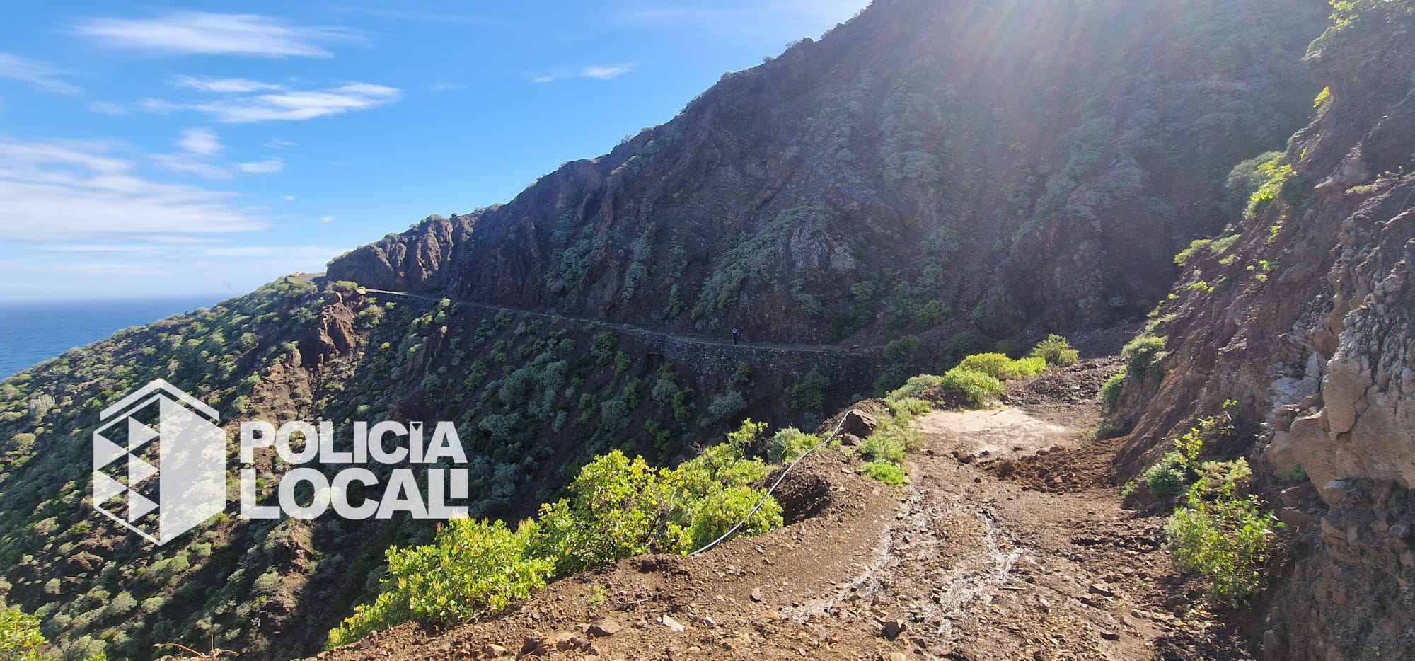 Camino de El Draguillo, ubicado en Benijo, en Santa Cruz de Tenerife