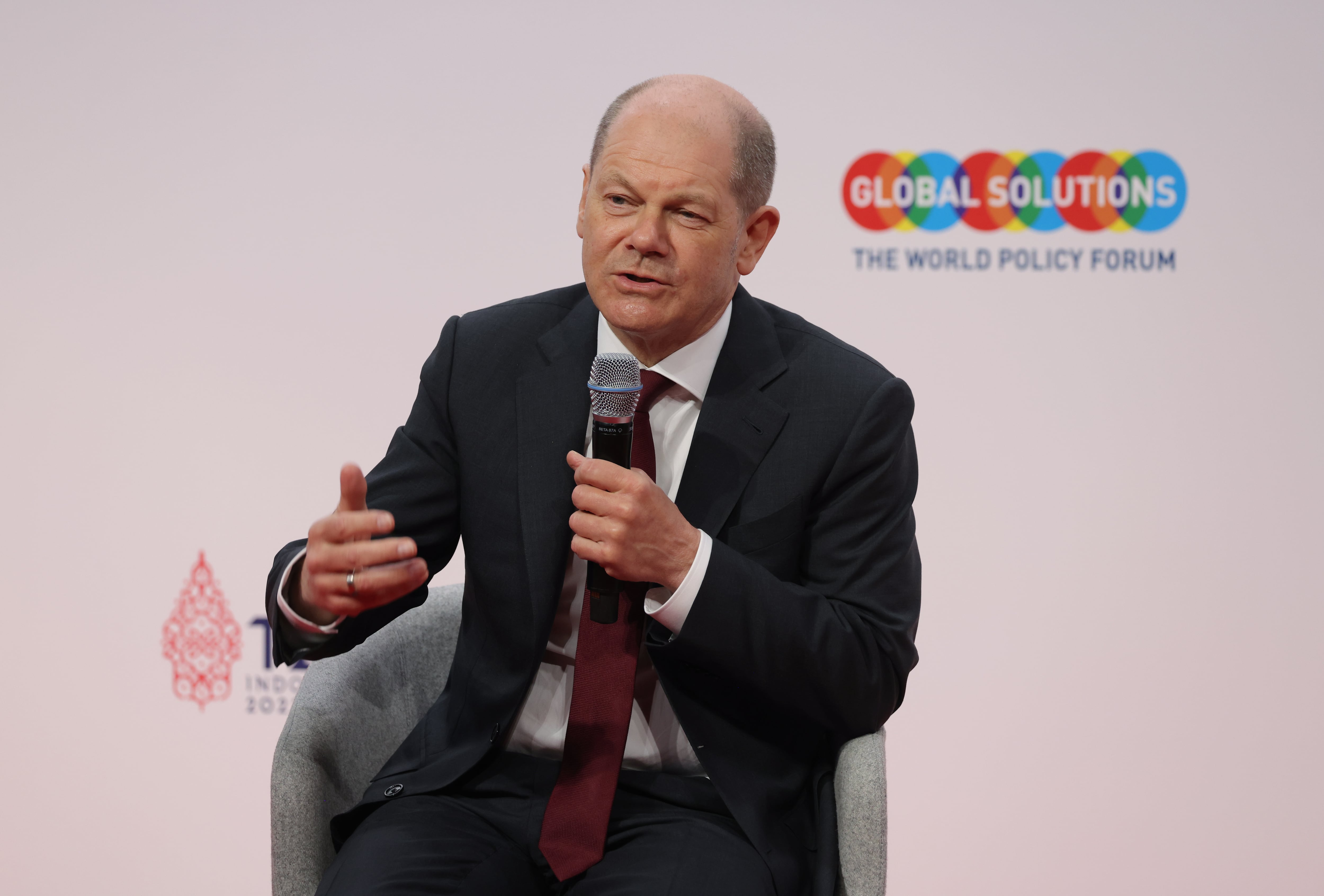 El canciller alemán Olaf Scholz