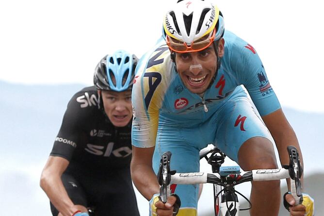 Fabio Aru le ganó al 'Sprint' a Froome