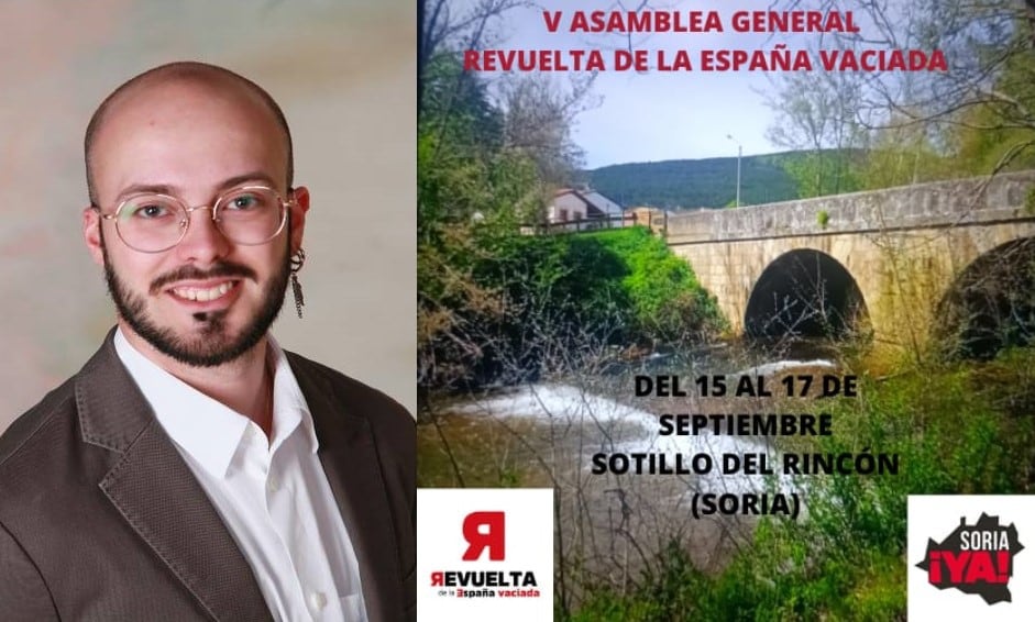 David Cardeñosa participará en la V Asamblea General de la Revuelta de la España Vaciada