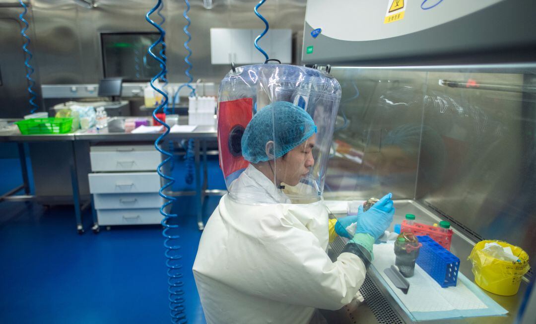 Un laboratorio en Wuhan.