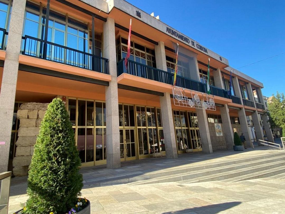 Fachada del Ayuntamiento de Córdoba, en la Calle Capitulares