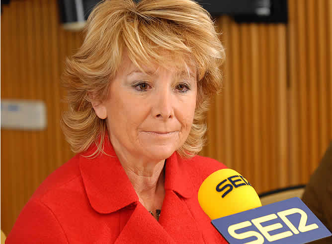 Esperanza Aguirre, en Hoy por Hoy